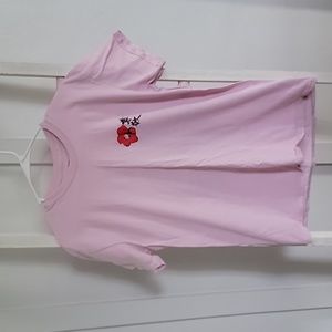 Call Your Mother Ladies Women's Tshirt Shirt Medium Pink Graphic Tee